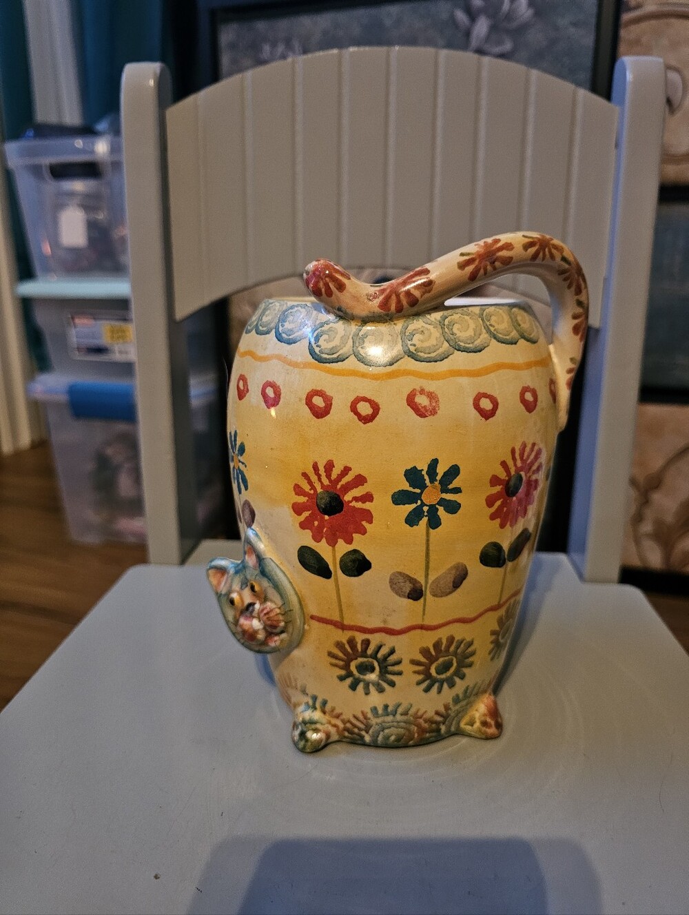 Modigliani Italy Whimsical Cat Vase